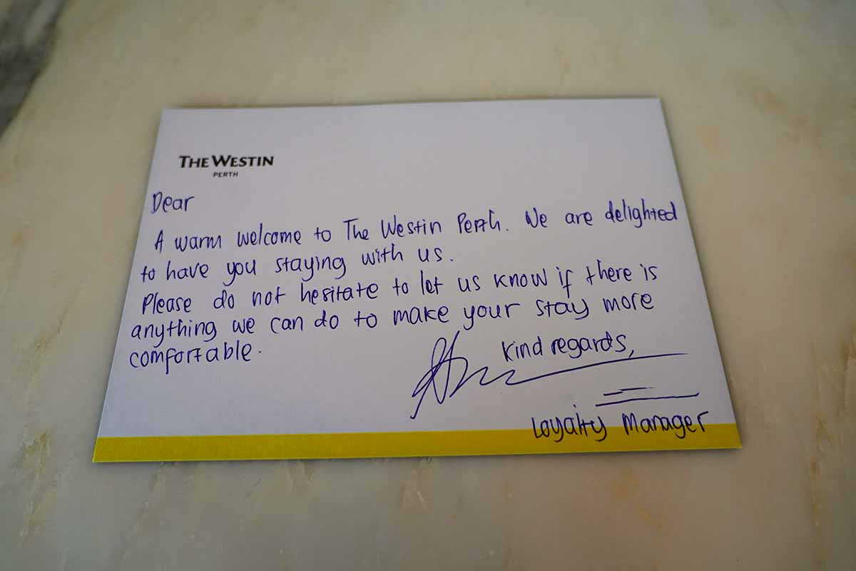 The Westin Perth Greeting Card