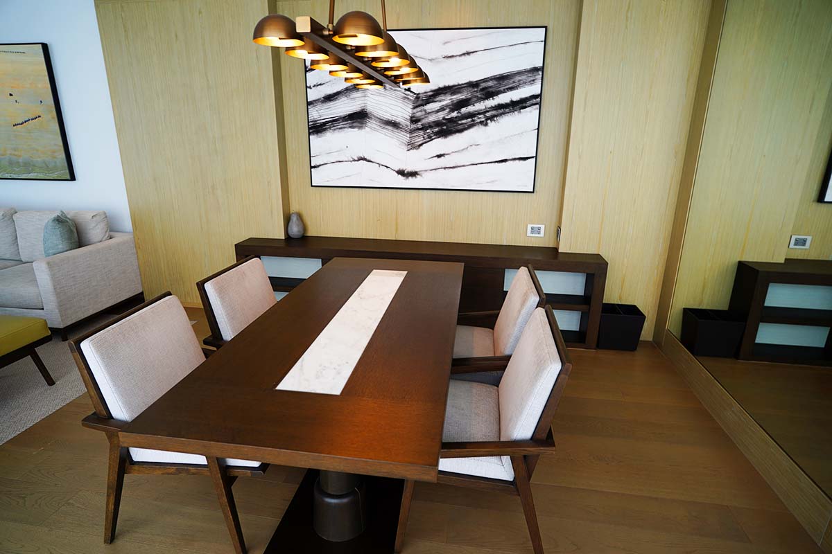 The Westin Perth Club Suite Dining Table