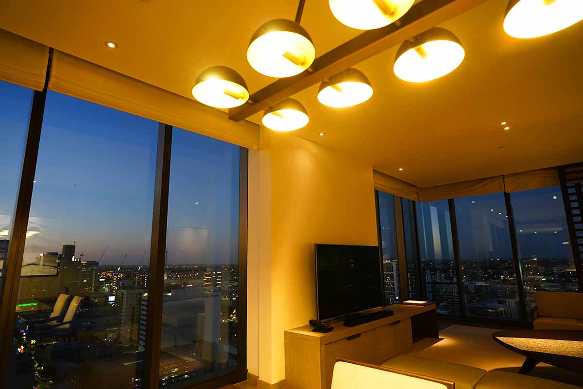 The Westin Perth Club Suite Night Window