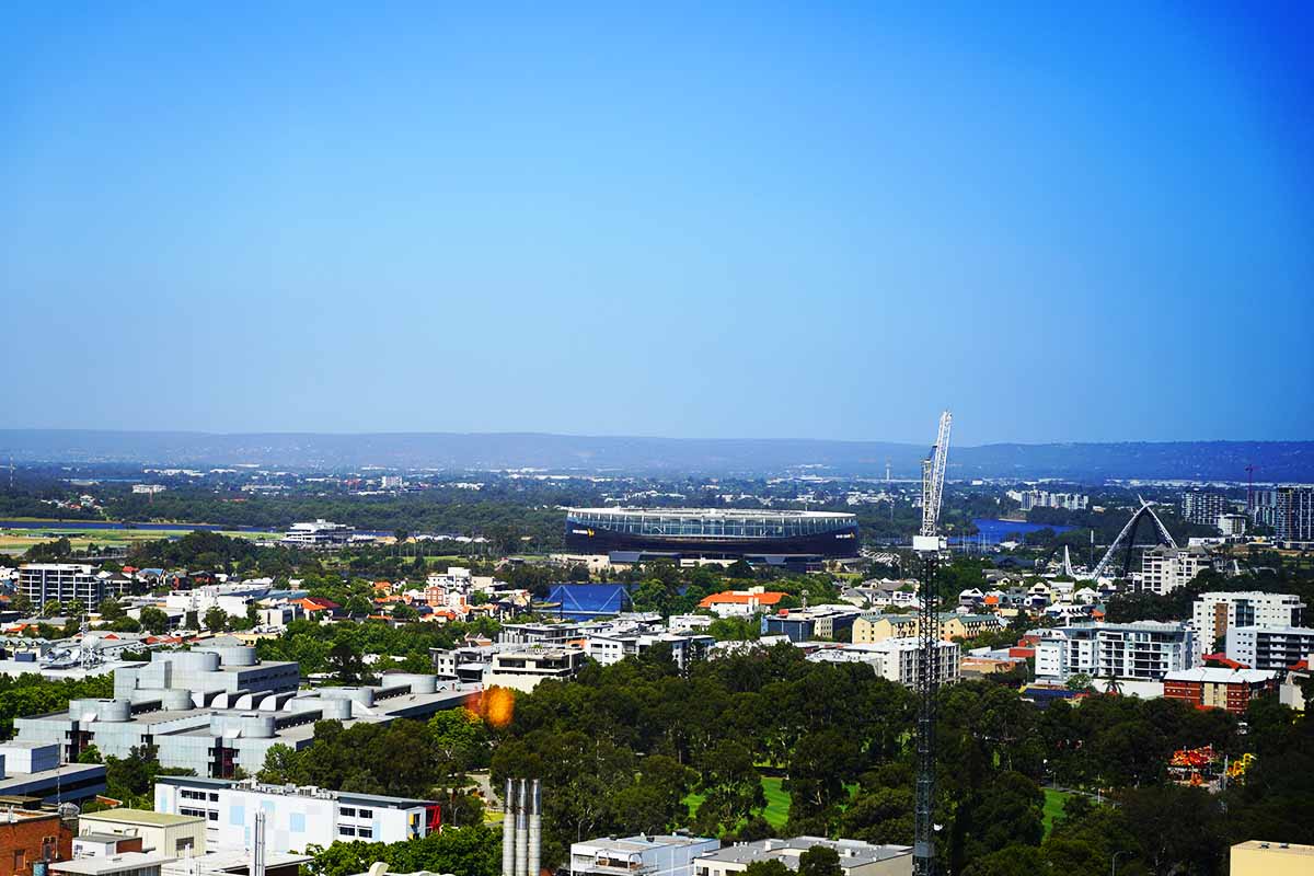 The Westin Perth Club Suite stadium view