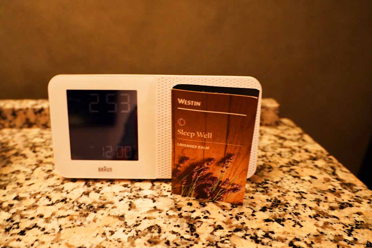 The Westin Perth Club Suite bedside