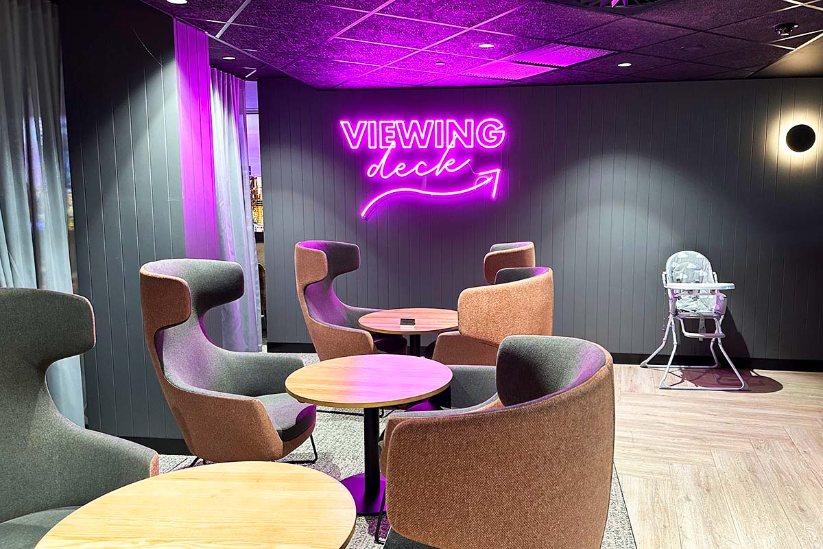 Aspire Lounge Perth Airport Seat area