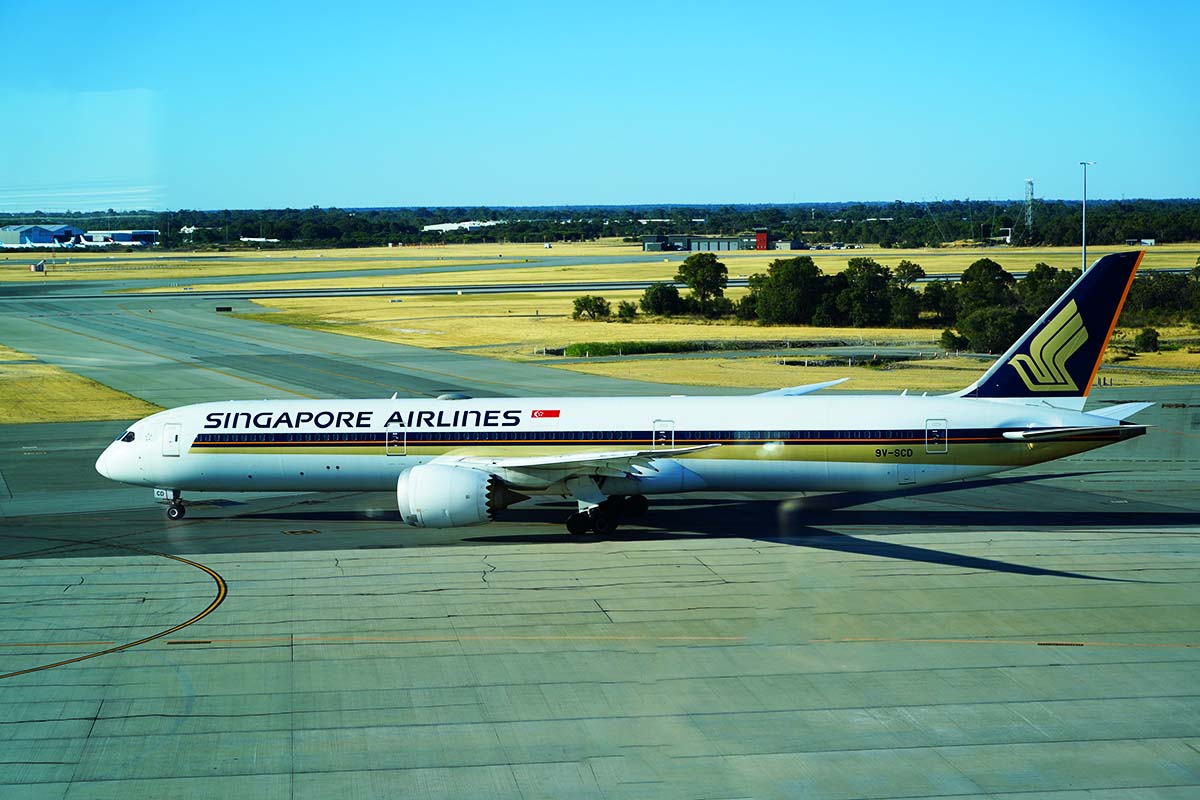 Singapore Airline B787-10 @perth airport