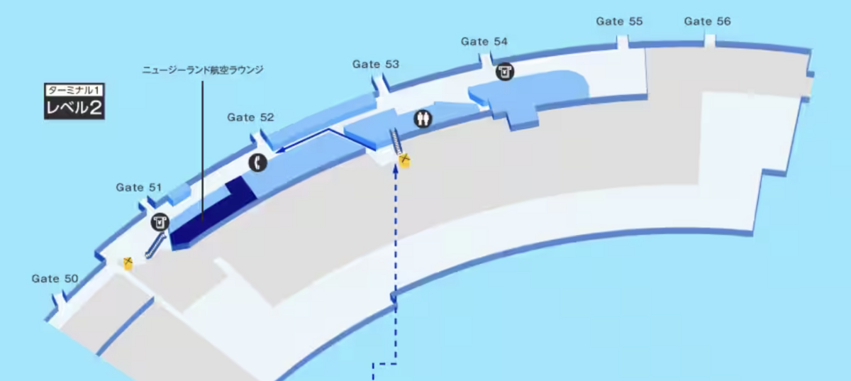 パース空港マップ