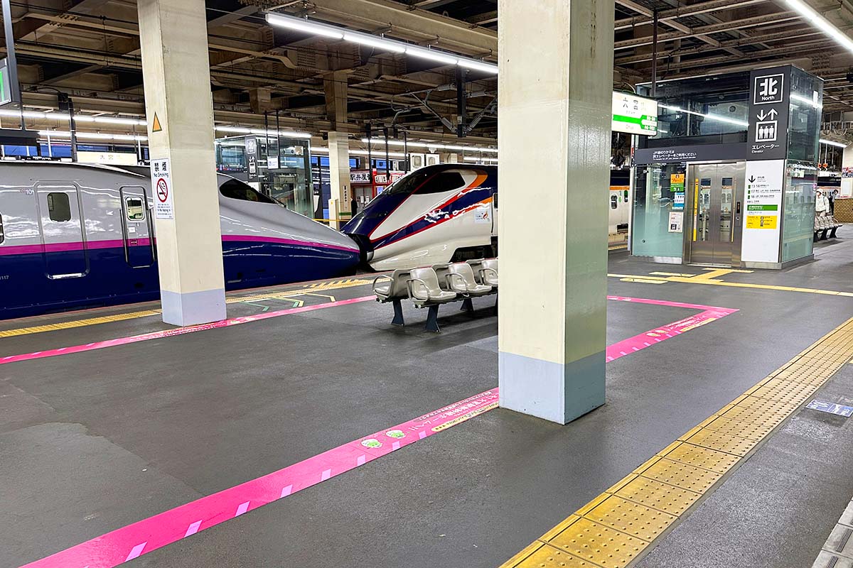 大宮駅　新幹線ホーム