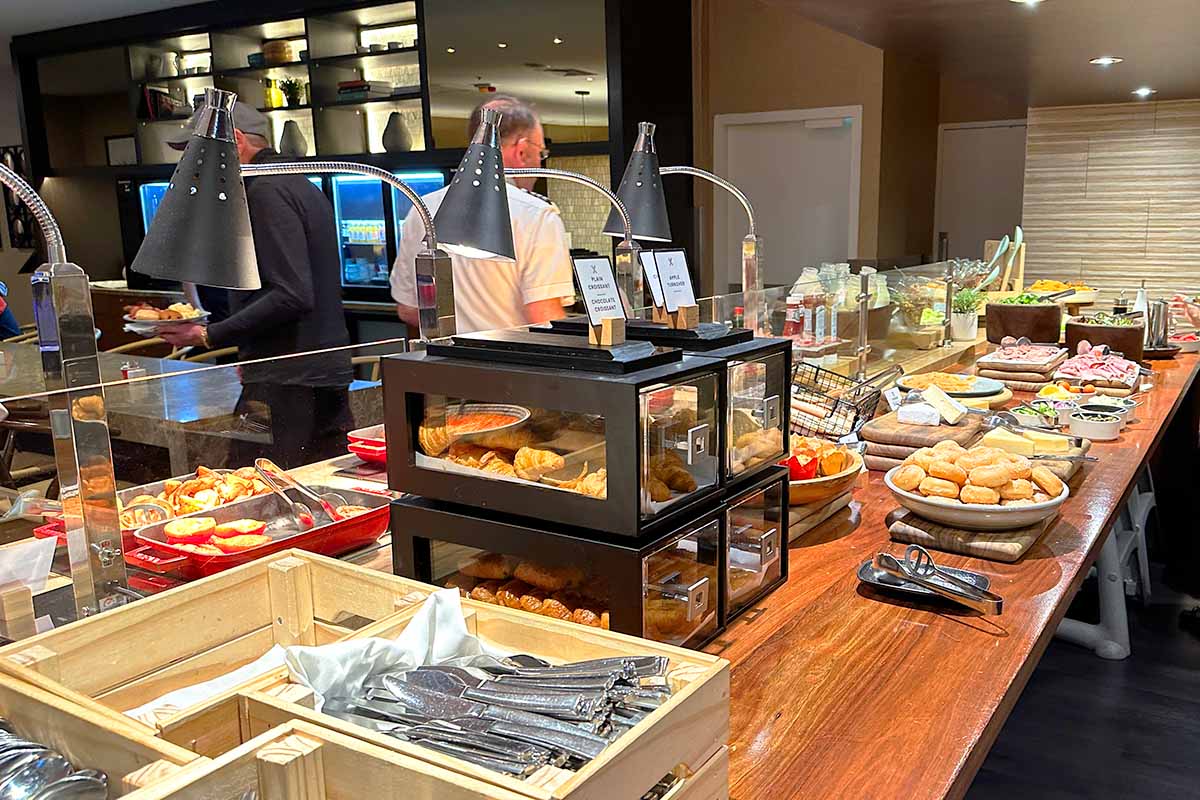 シドニーハーバーマリオット　エグゼクティブラウンジ　フード