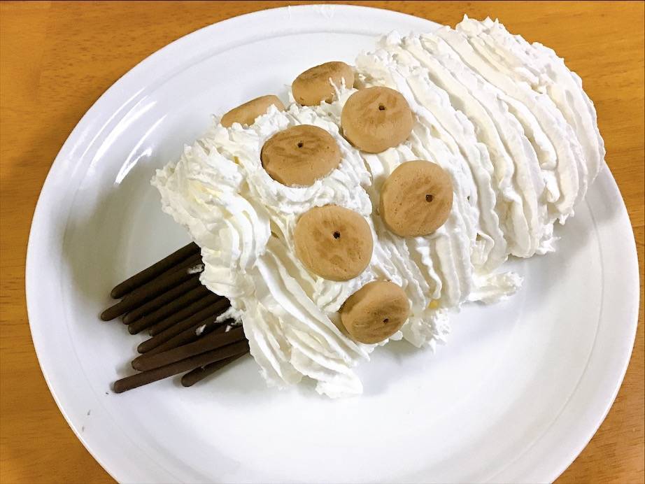 オウムロールケーキの写真