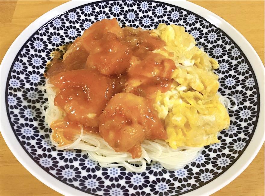 エビチリそうめん