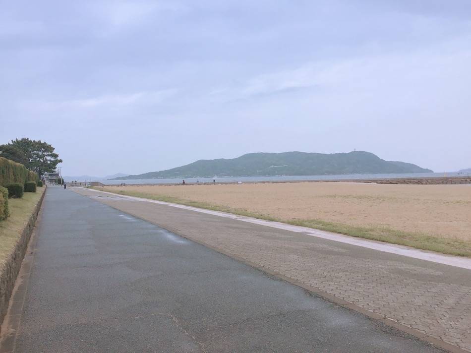 海岸歩きもそろそろおしまい