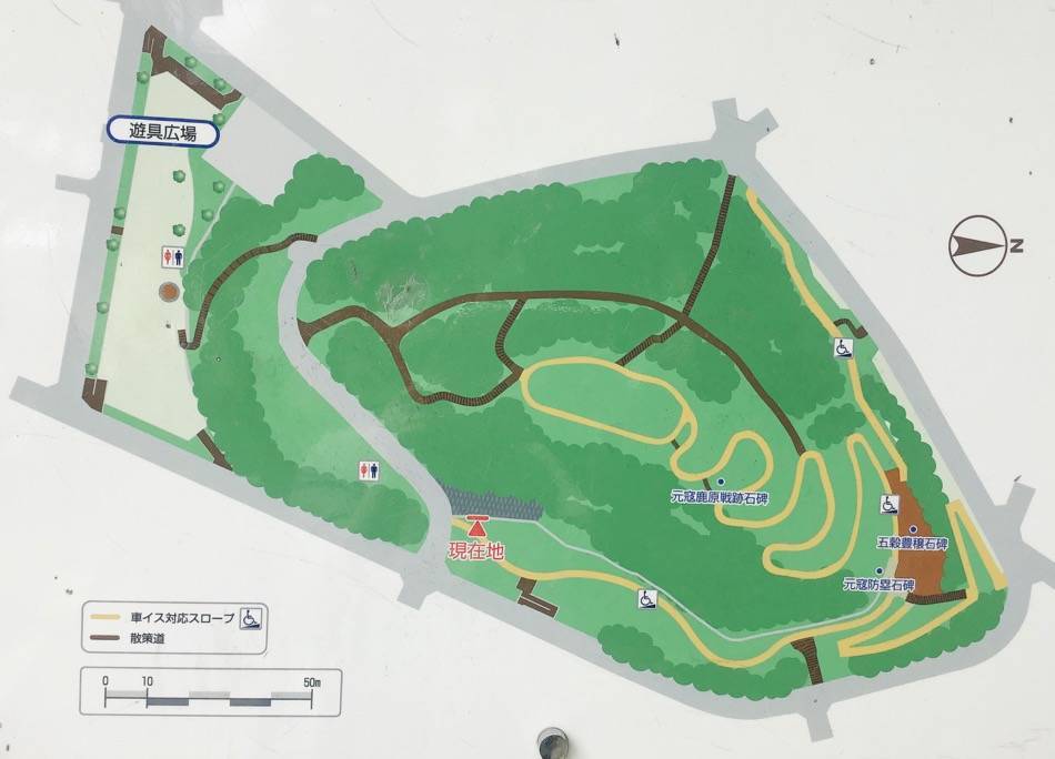 祖原公園のマップ