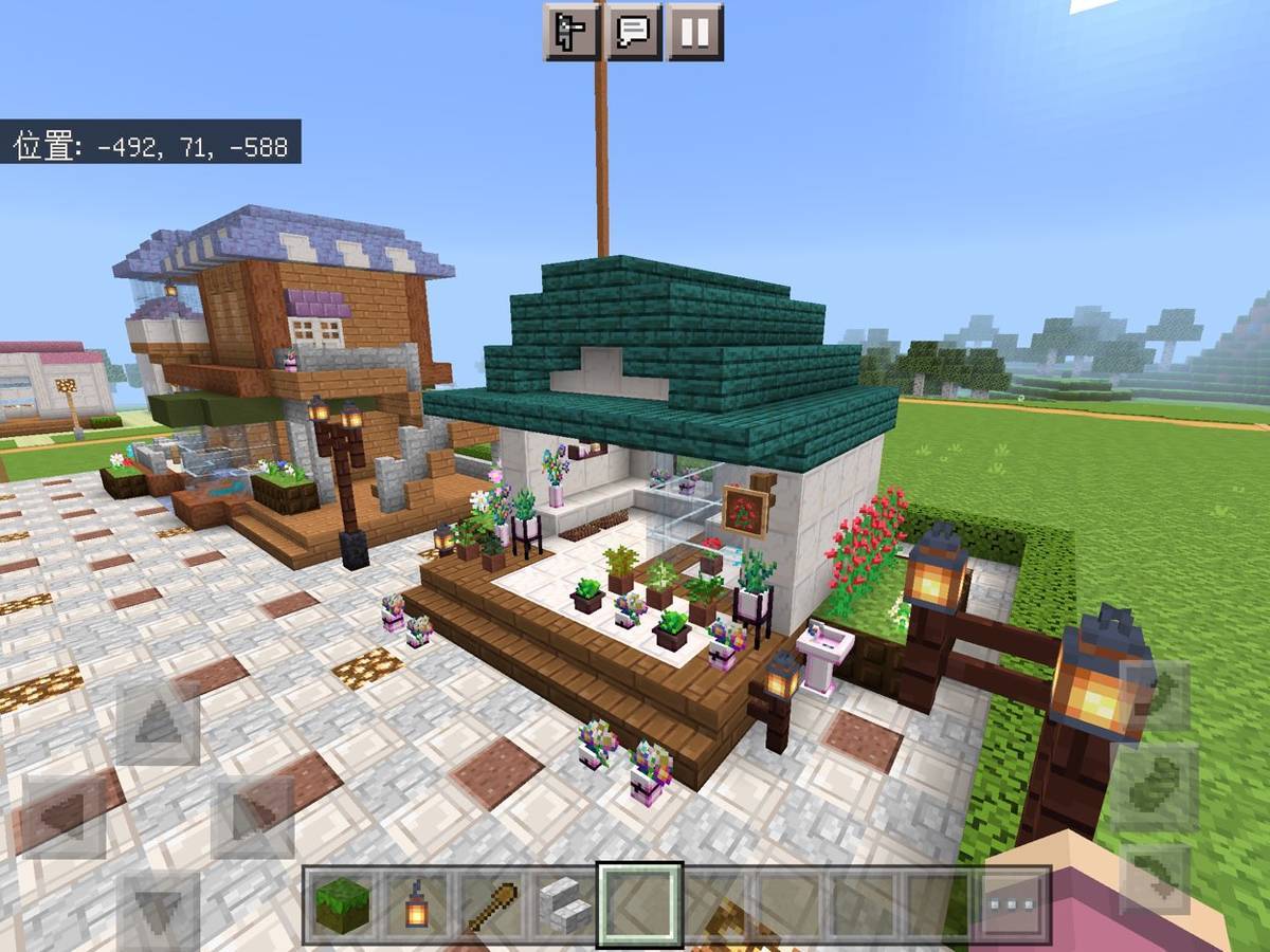 マイクラでシルバニア村をつくりたい 9 02年発売の カントリーフラワーショップ をつくってみました だらけかあさんのゲーム日記