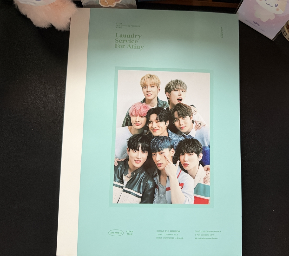 ATEEZ韓国ファンクラブ3期ウェルカムキットの内容｜2022年「LAUNDRY