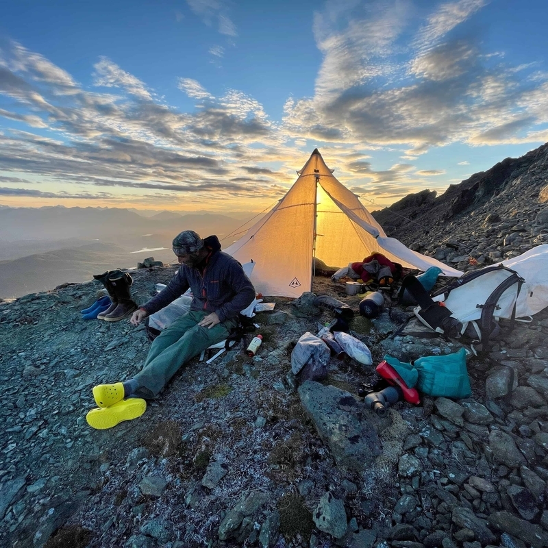 Hyperlite Mountain Gear UltaMid 2 設営状態