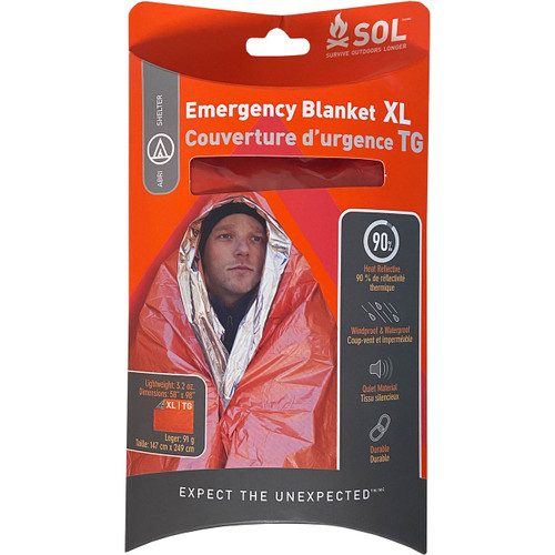 SOL HeatSheets エマージェンシーブランケット パッケージ