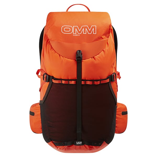 OMM Classic 25 オレンジ 25Lランニングパック ストレッチメッシュ UGR