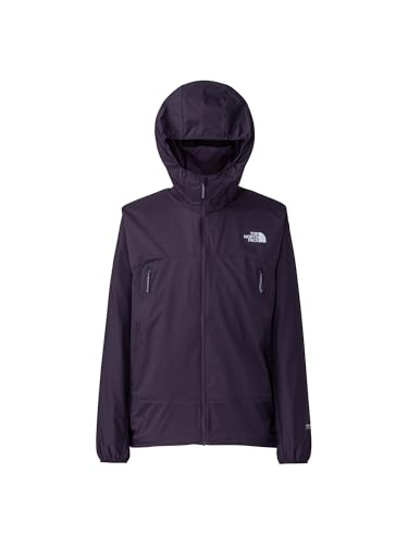 もう少し前を張れるウインドシェル（例：THE NORTH FACE Swallowtail Hoodie）