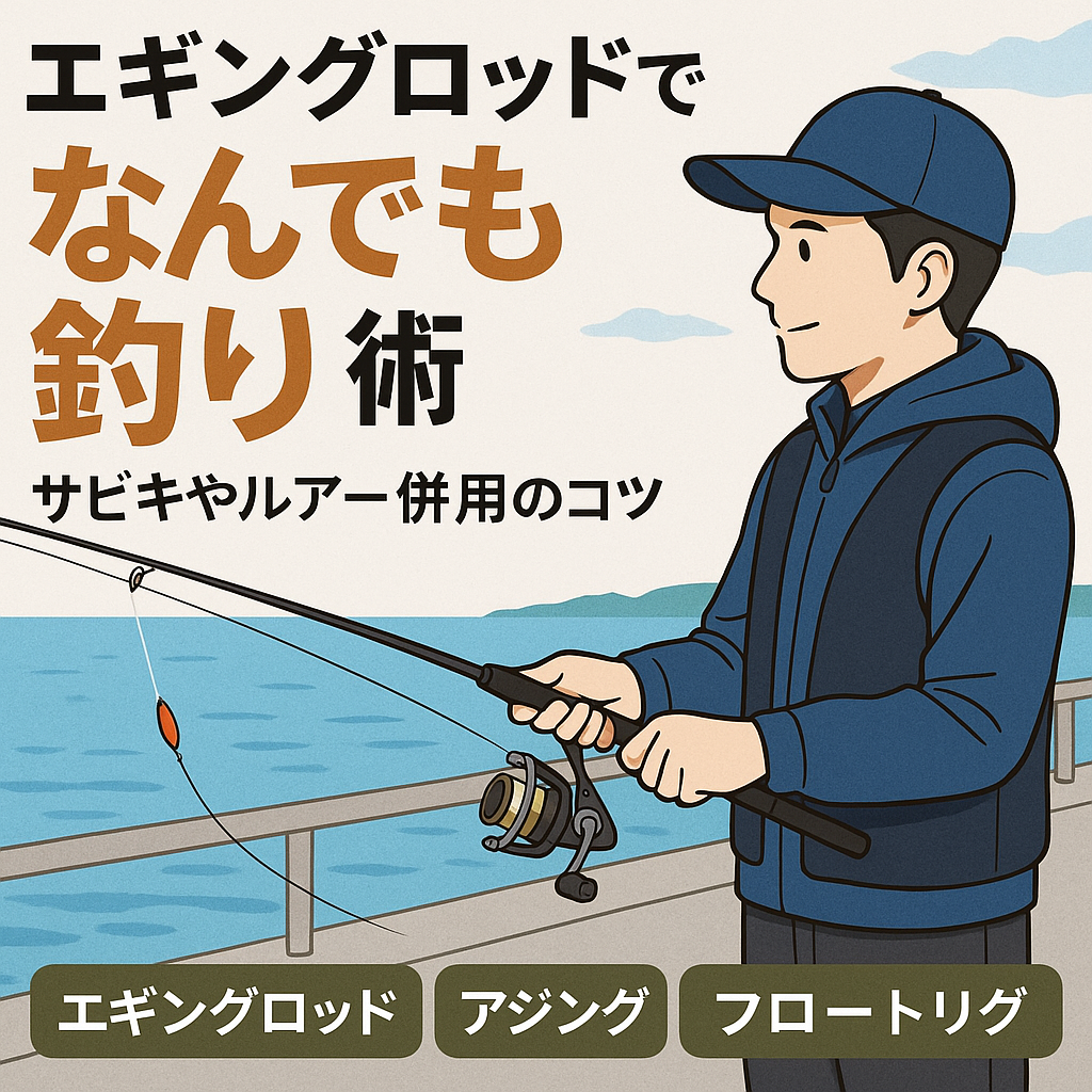 エギングされる方　必須 万能ロッドの魅力 - 釣り初心者のための入門ブログ｜だりおっさんの実釣記