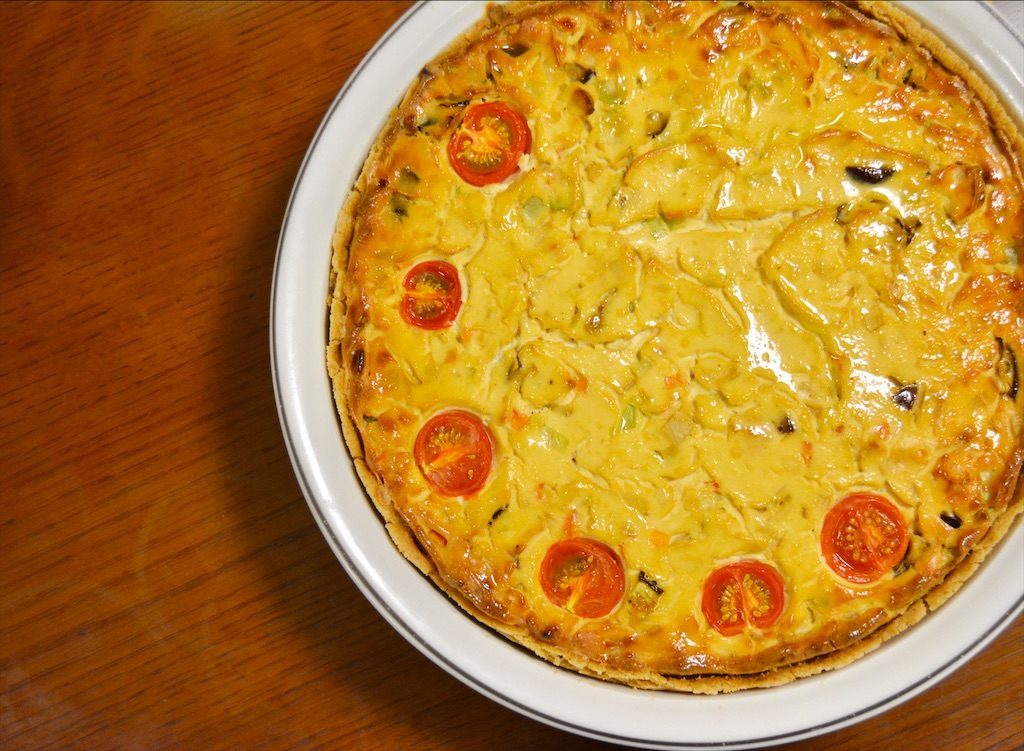 豆腐のキッシュ