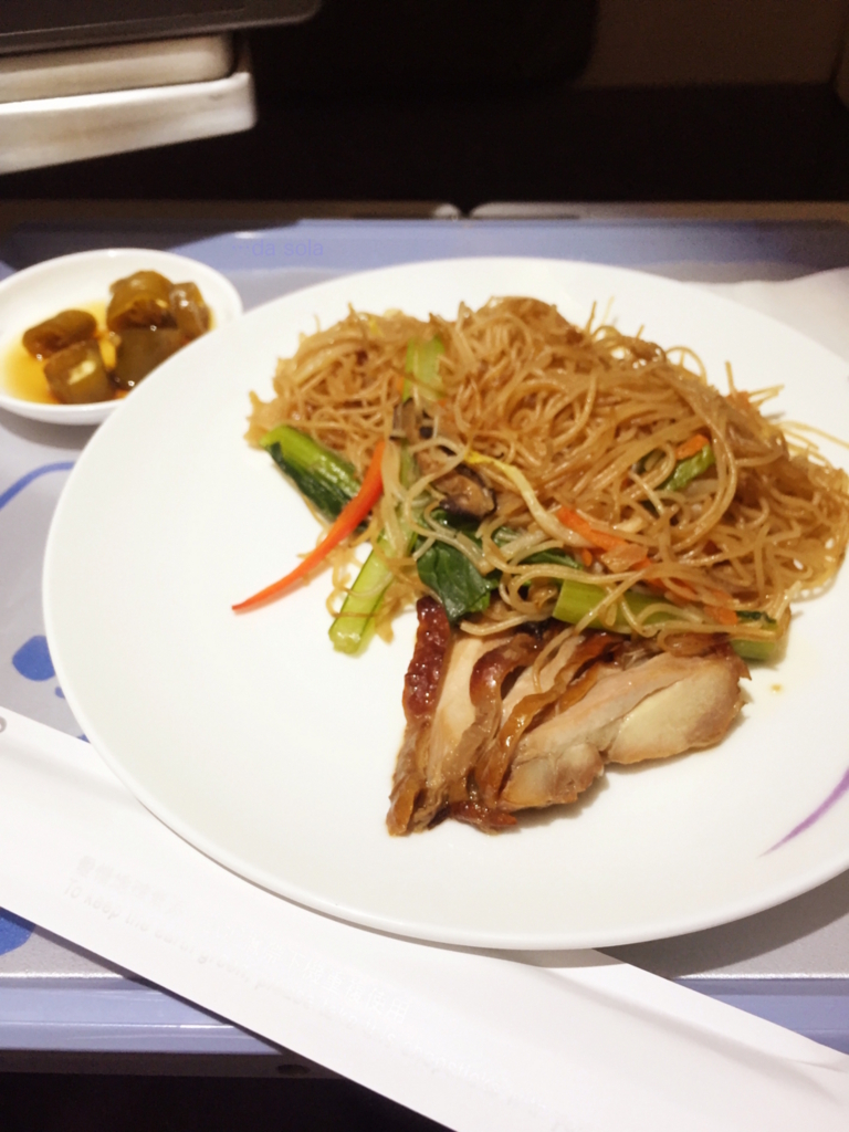 チャイナエアライン CI752 シンガポールSIN-台北TPE ビジネスクラス