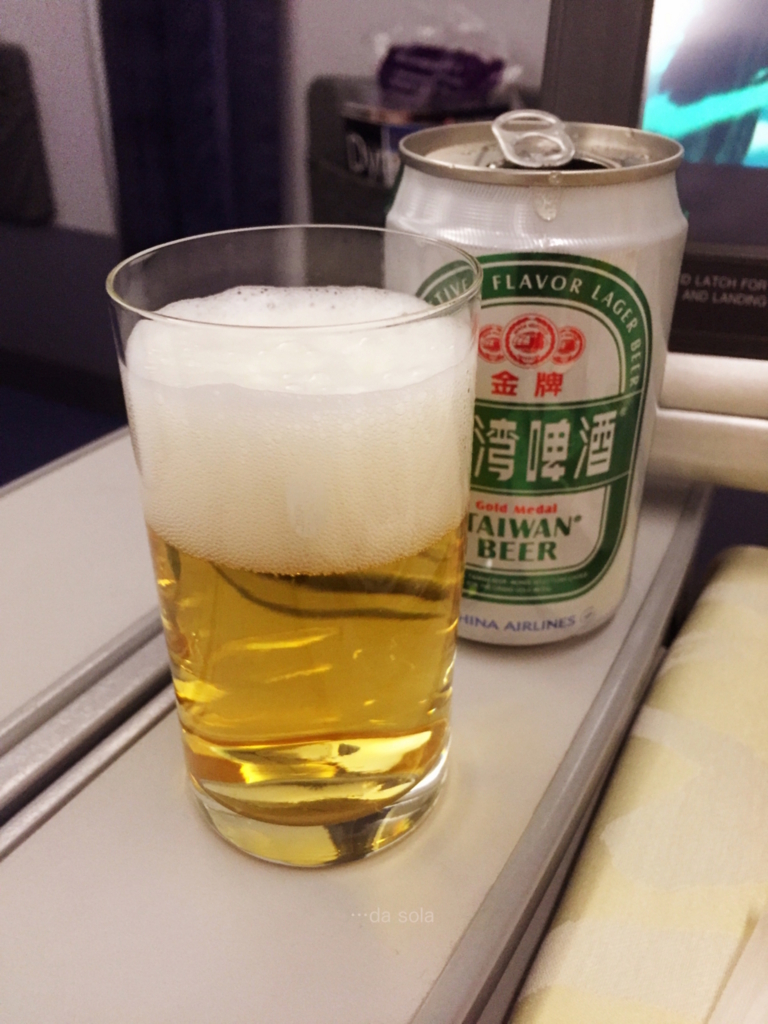 チャイナエアライン CI752 シンガポールSIN-台北TPE ビジネスクラス