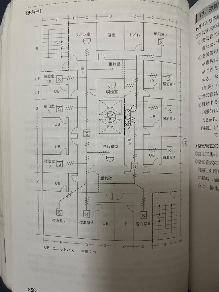 製図の出題例（平面図・系統図）1