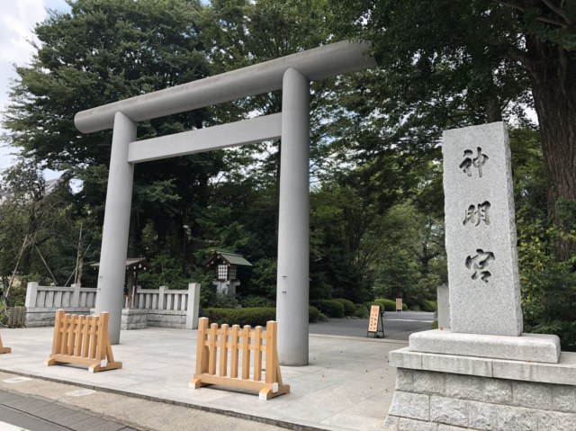 阿佐ヶ谷神明宮の鳥居