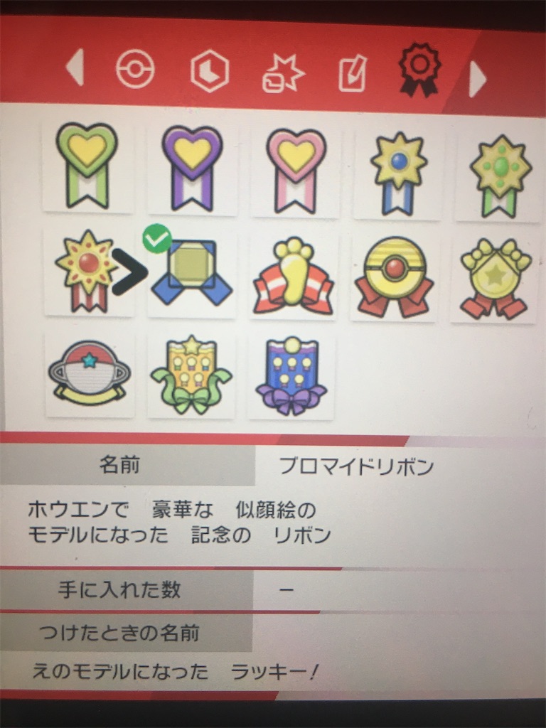 ポケモン ポケモンに付けれるリボンを全て付け リボンコンプ84 二つ名や称号をたくさんつける 84種類 Days Of The Future