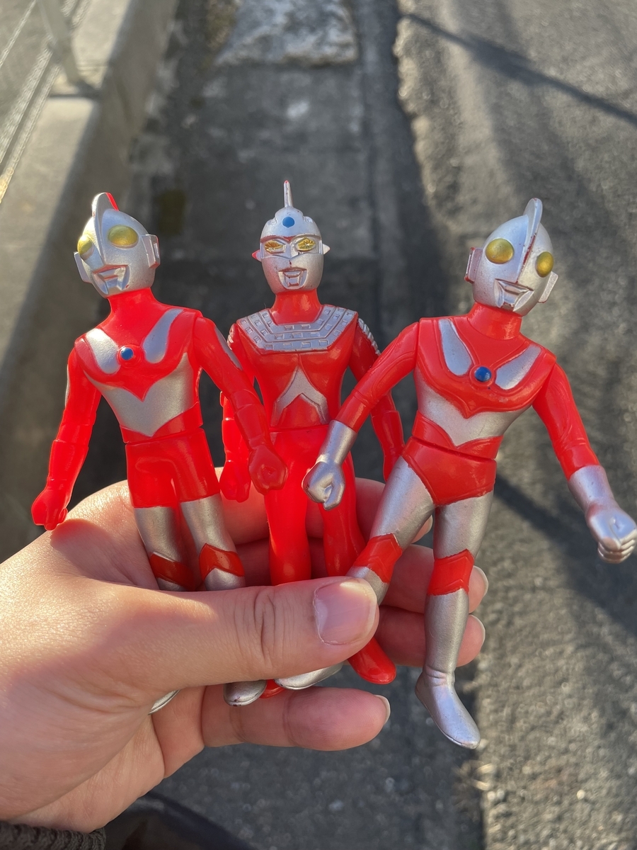 ソフビ】ウルトラマン・セブン・新マン/BANDAI(キングザウルス金型