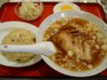 [ぎんざごはん]味の元ラーメン＆半チャーハン