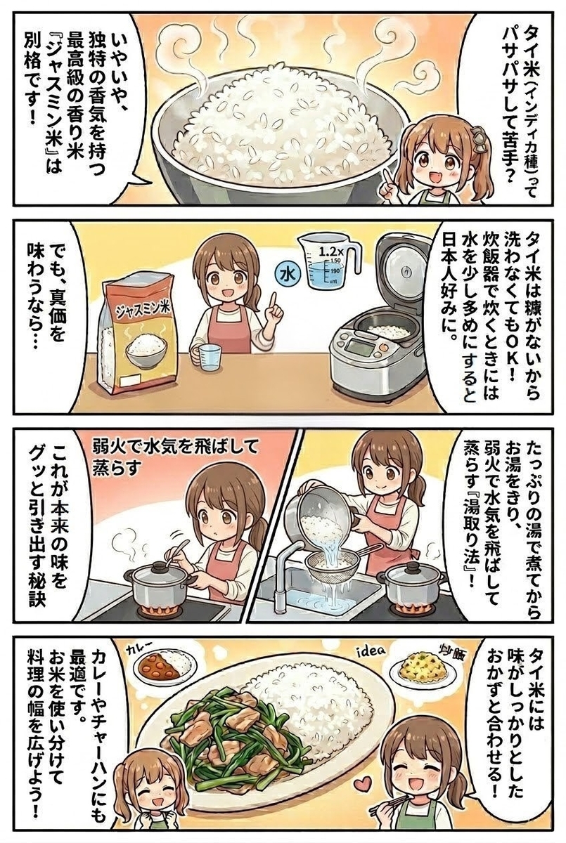 タイ 米 味