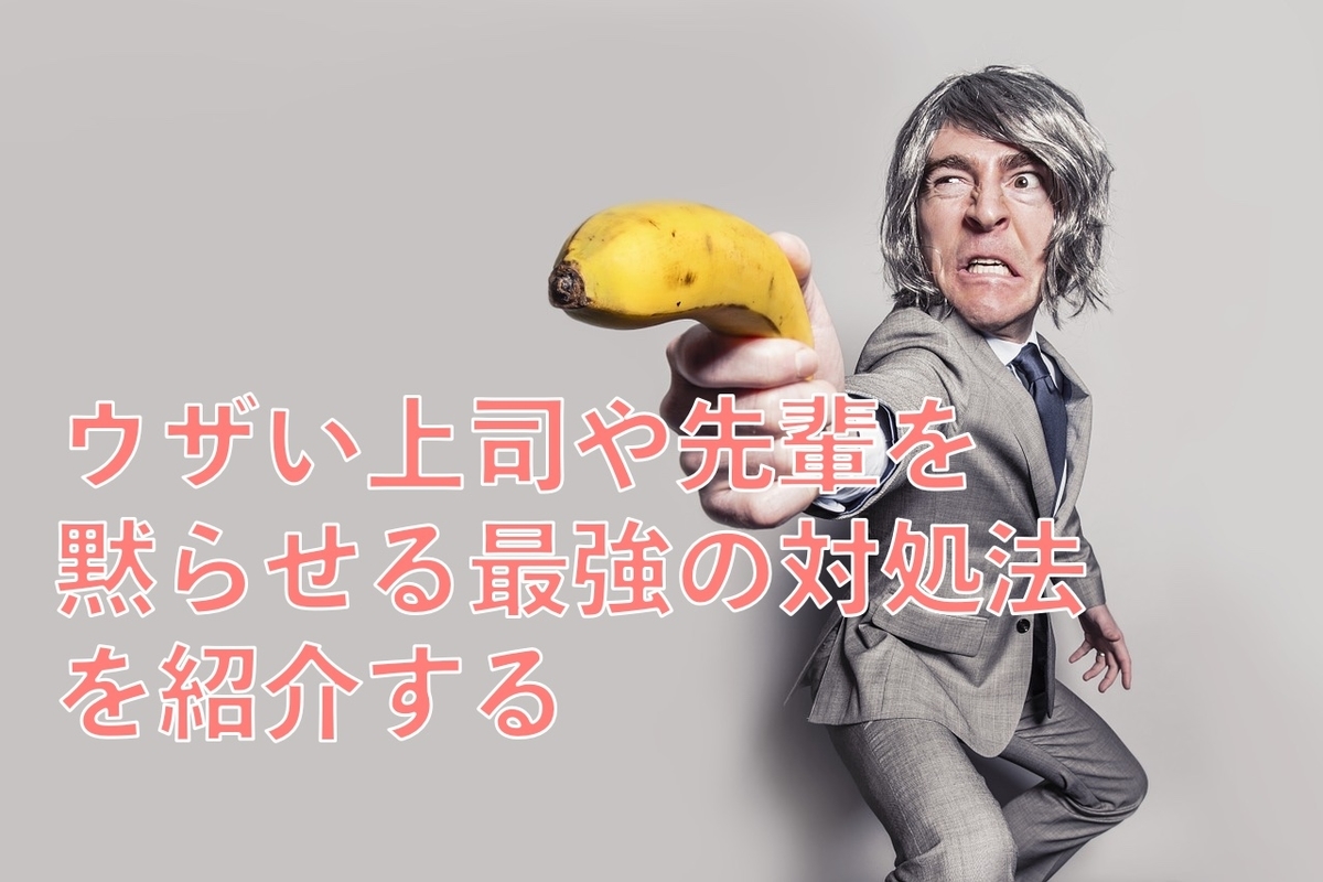 ウザい上司や先輩を黙らせるための最強の対処法を紹介する なにかのお医者さんになるんですか ウザい上司や先輩を黙らせるための最強の対処法を紹介する なにかのお医者さんになるんですか