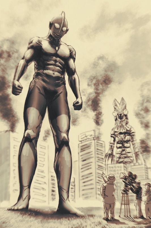 ウルトラマン 円谷英二 特技監督 アクリルスタンド 怪獣百花 怪獣百花アクリルスタンド_ウルトラマン+円谷英二特技監督