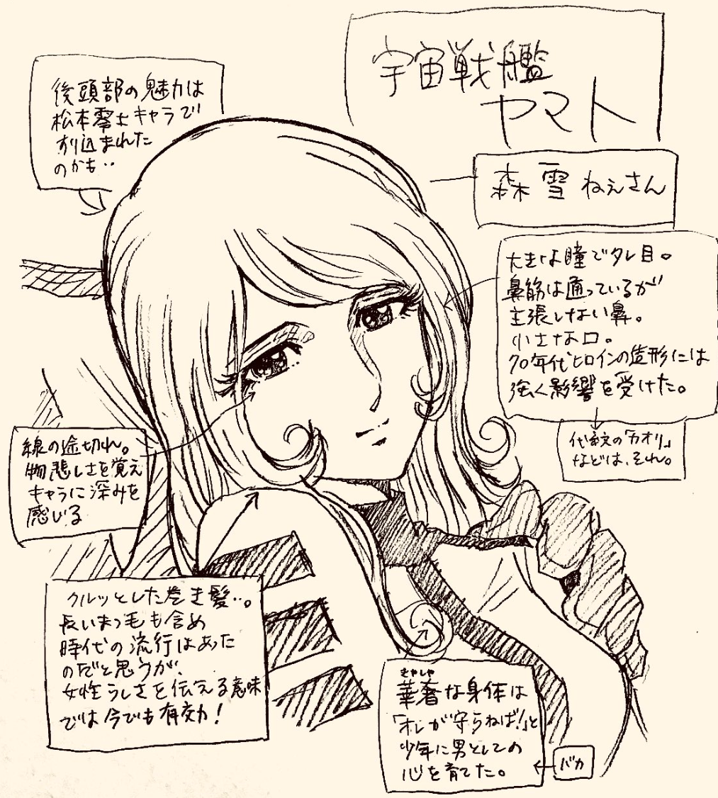 松本零士女性キャラ 萌え研究 の事 Deahiro S Blog