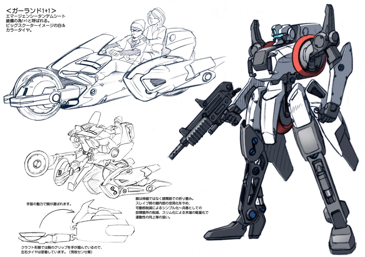 マジ企画用の新メガゾーン23デザイン。立ち消えになってしまって残念