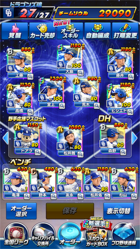 ãƒ—ãƒ­é‡Žçƒvs 2018å¹´7æœˆ29æ—¥æ™‚ç‚¹ã®ã‚ªãƒ¼ãƒ€ãƒ¼ å€Ÿé‡'ã‚¨ãƒ³ã‚¸ãƒ‹ã‚¢