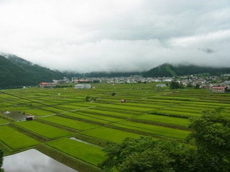 野沢温泉村　遠景