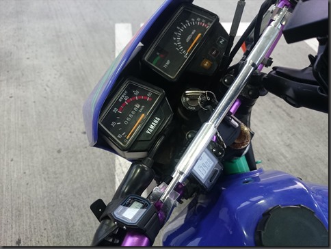 Dt50の転倒修理 乗ったり直したり