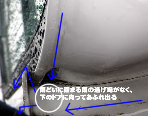 定番の雨漏り 先代ディフェンダー90の記事を参考に対策を検討する ディフェンダー110の備忘録と私的雑感