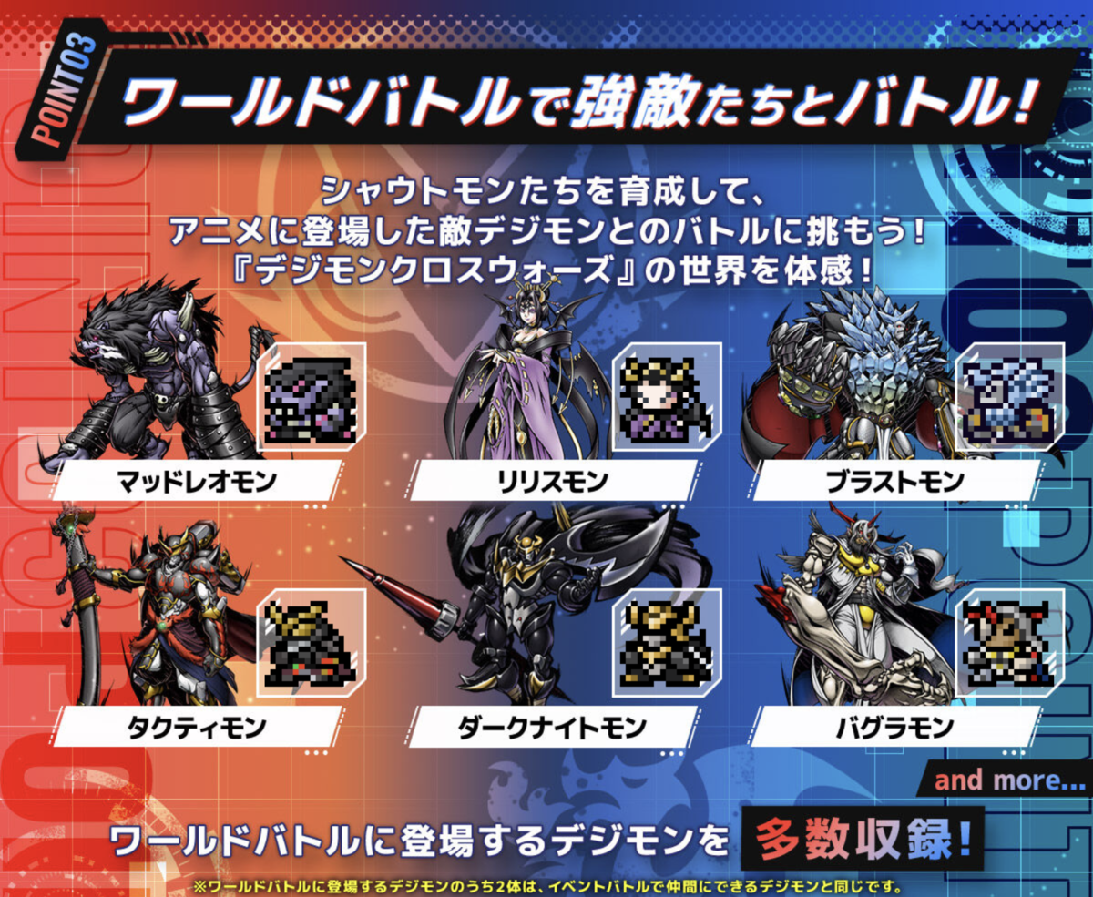 デジタルモンスターCOLOR デジモンクロスウォーズ 15th Edition 進化