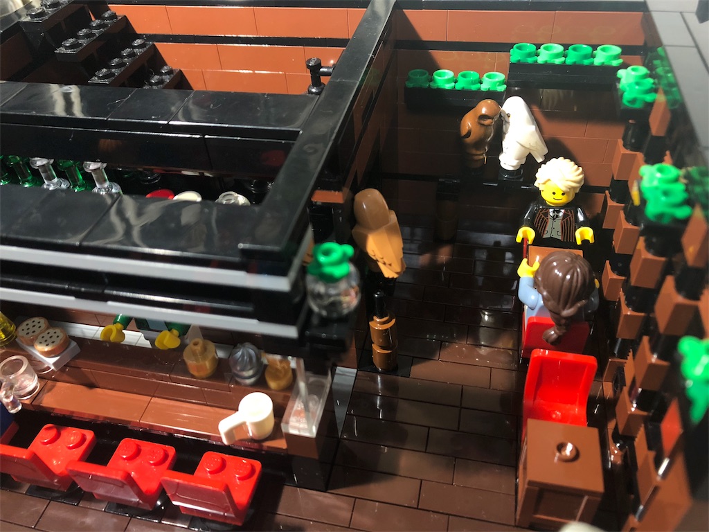 作品紹介 シックなカフェ Legoで街を作ろう