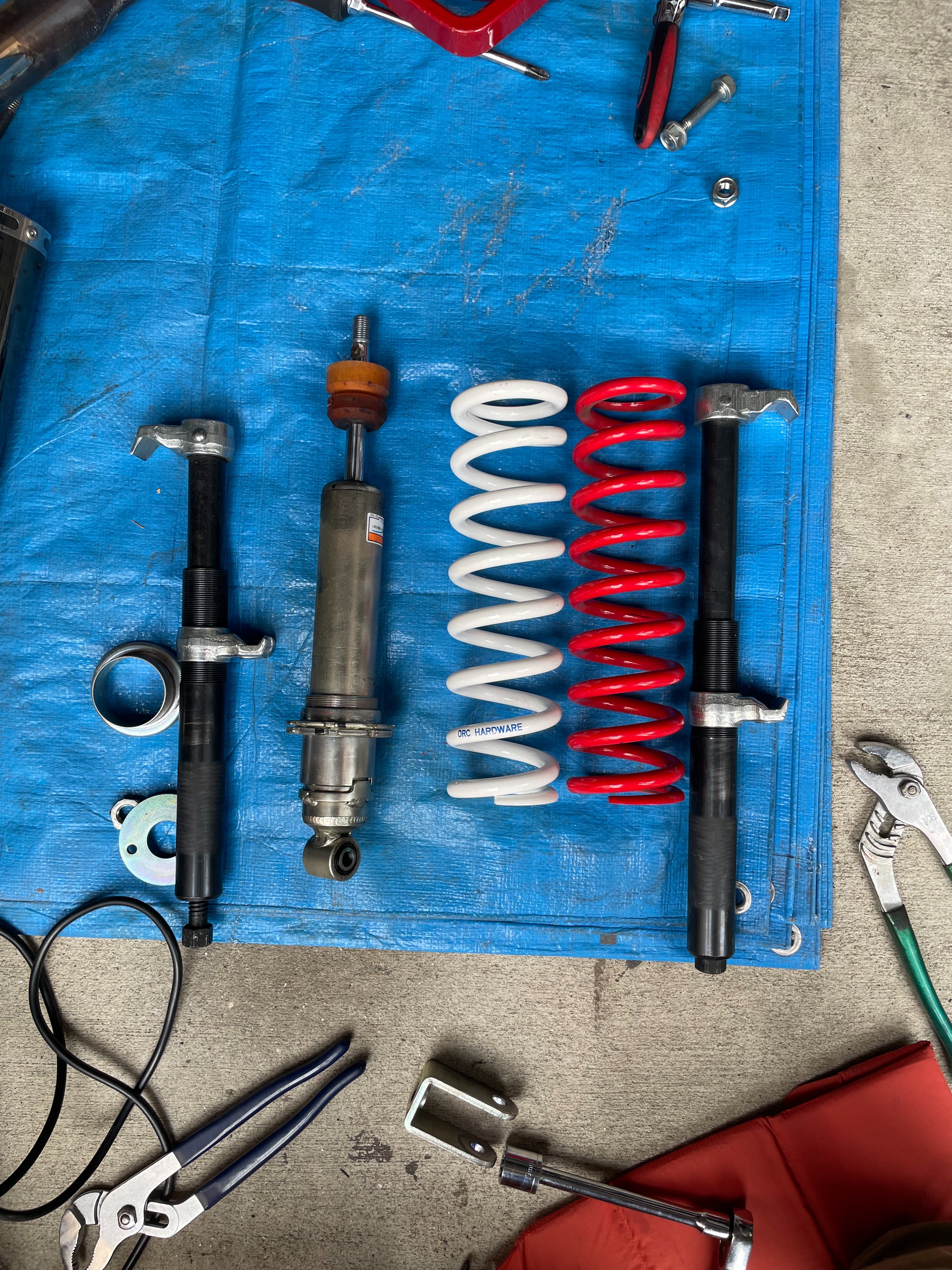 MD47CRF250RALLY(S)純正リアショック　DRCハードスプリング付き MD47CRF250RALLY(S)純正リアショック DRCハードスプリング付き