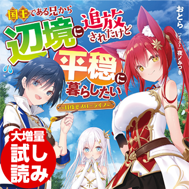 国王である兄から辺境に追放されたけど平穏に暮らしたい　～目指せスローライフ～ サムネイル画像