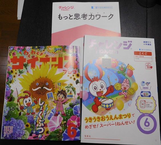 進研ゼミ小学講座」先取り受講！年長児が「チャレンジ1年生」6