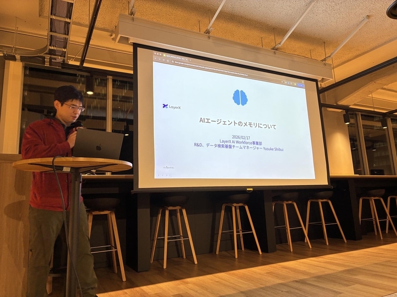 澁井さんの発表スライドタイトル