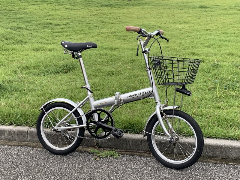 AERO ROADエアロロードFOLDING16インチ折り畳み自転車動作良好 slide_IMG_20230522_171155.jpg