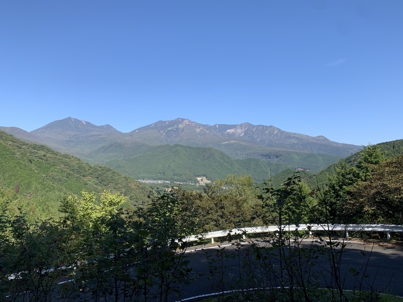滝ヶ原峠からの女峰山