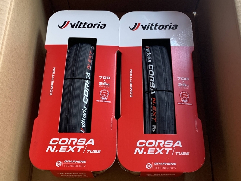 新しいタイヤはVittoria CORSA N.EXT 700 x 26cに決定 - 自転車