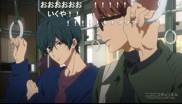 ニコ動】Free! 大学で中学時代の旭や郁弥に再会する感じがワクワクする