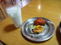 20100818の昼食。manna。マハラジャランチ。