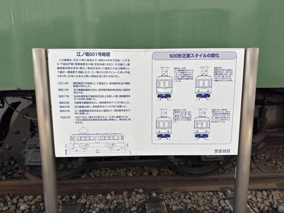 東急 玉電 車両入口看板 宮坂区民センターに保存される玉電 - ひろば 川崎高津公法研究室別室
